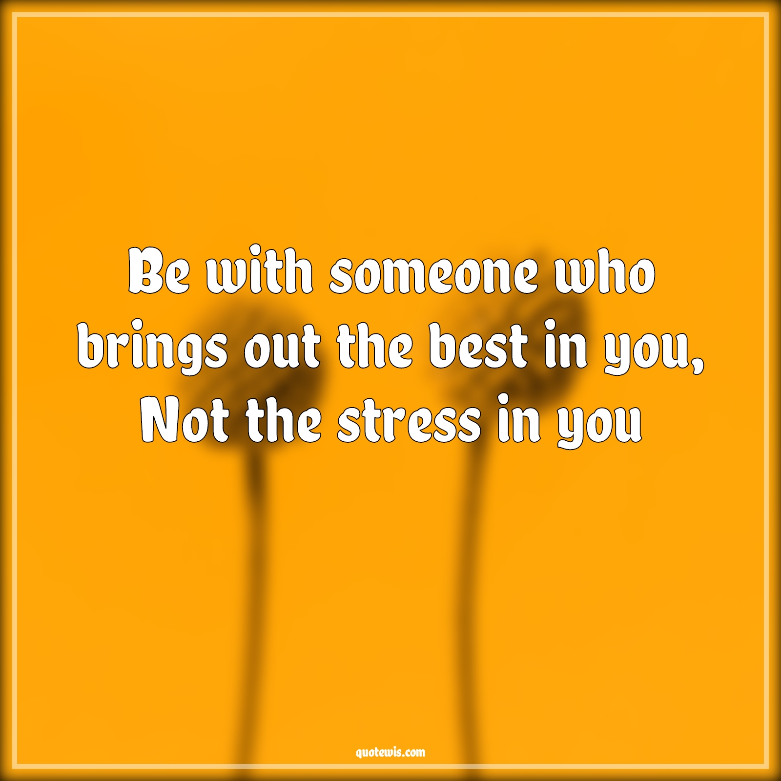 Be with someone who brings out the best in you, Not the stress in you - Anonymous Quotes |  Be with someone who brings out the best in you, Not the stress in you - Anonymous Quotes |
