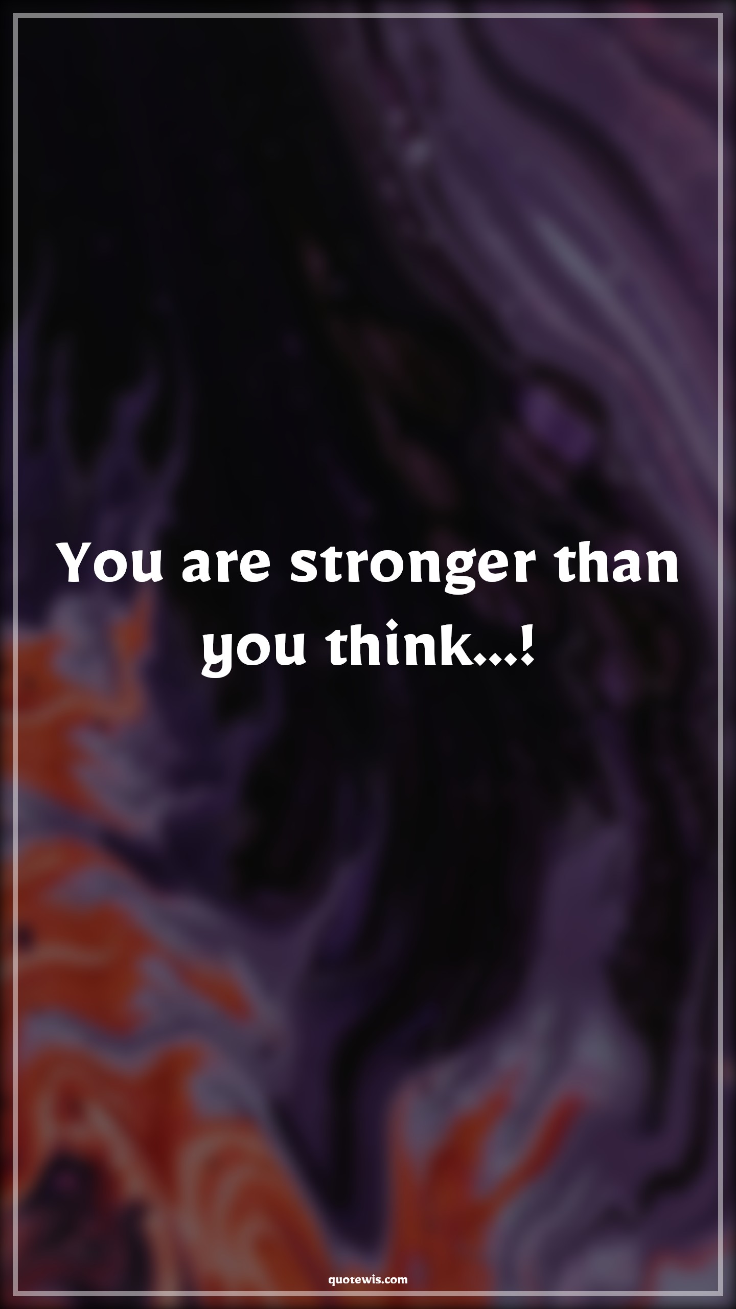 You are stronger than you think...! - Anonymous Quotes |  Strong Quotes, Be stronger Quotes, Self-confidence Quotes, Believe in yourself Quotes, Inspirational Quotes, Short Quotes, Short inspirational Quotes,