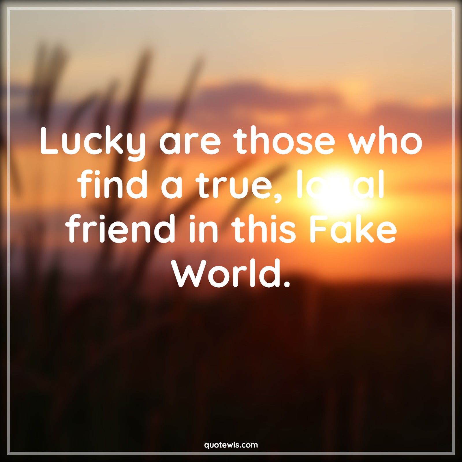 Lucky are those who find a true, loyal friend in this Fake World. - Anonymous Quotes |  True friend Quotes, Luck Quotes, Friend Quotes, Friendship Quotes, Fake world Quotes, Short Quotes, Short friendship Quotes,
