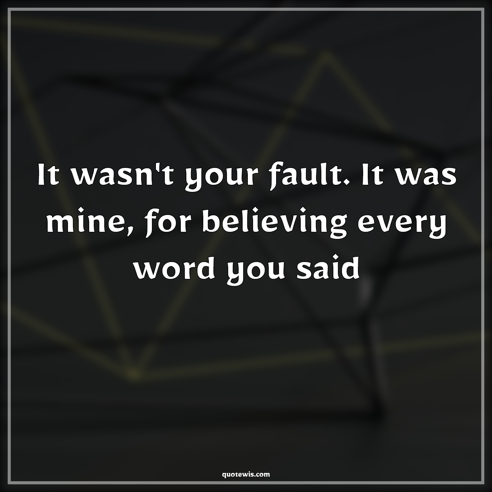 It wasn