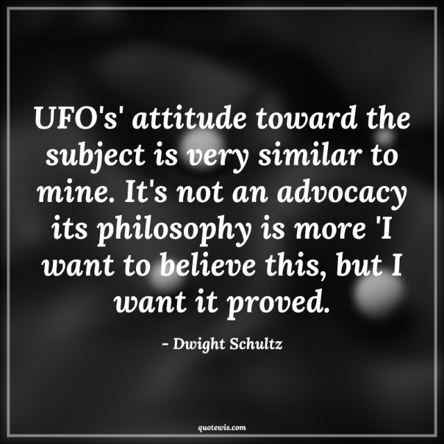 UFO's' attitude toward the subject is very similar to mine. It's not an advocacy its philosophy is more 'I want to believe this, but I want it proved.